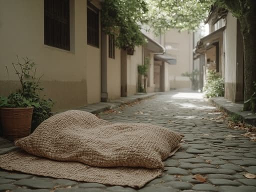 ヴィンテージ建築と石畳の路地 - 무료 다운로드 가능한 ストリートシーン