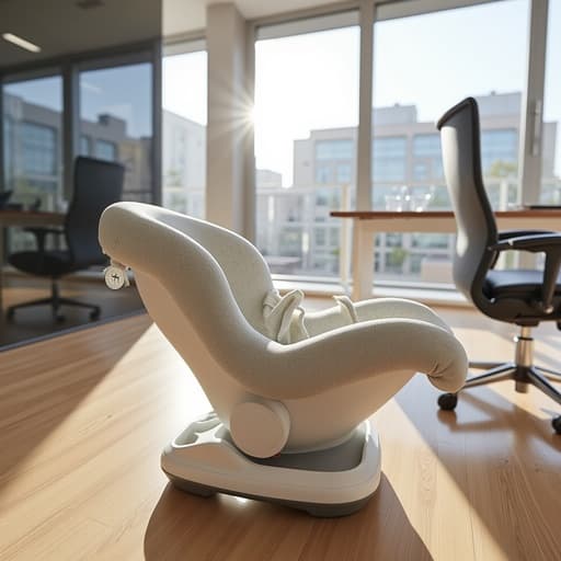 現代オフィス - 무료 다운로드 가능한 インテリア