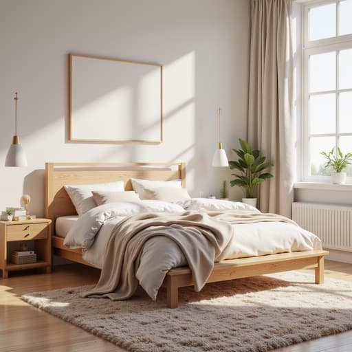 Scandinavian-style living room - 무료 다운로드 가능한 Living room
