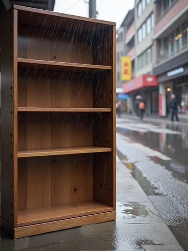 雨の都市の通り - 무료 다운로드 가능한 都市の背景