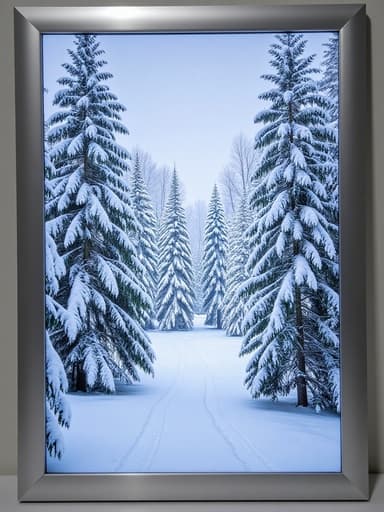 Snow-dusted winter forest - 무료 다운로드 가능한 Nature