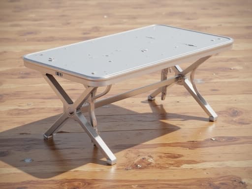 캠핑 테이블, 야외 장비, 추상적 색채