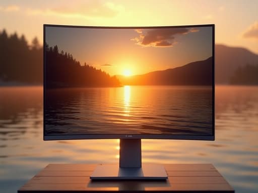 Sunset lake - 무료 다운로드 가능한 Nature