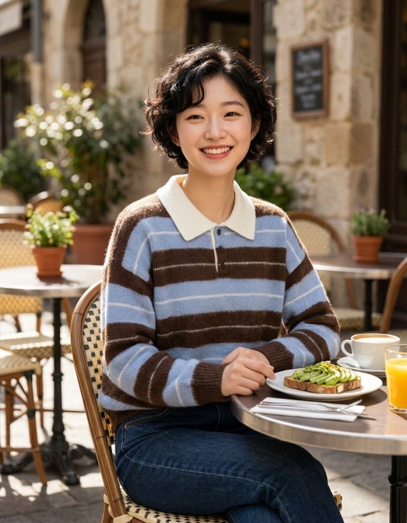 라이프스타일을 강조한 의류 상세페이지 디자인 예시 이미지